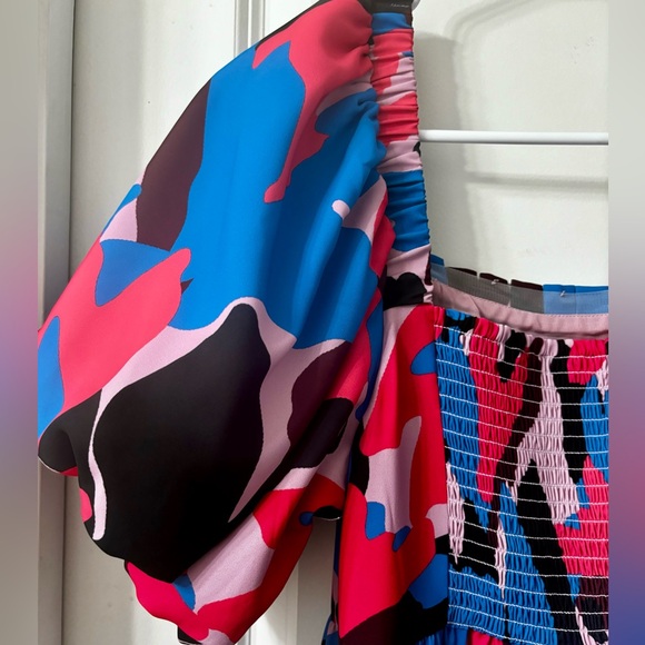 CROSBY BY MOLLIE BURCH Women's Boutique Blue Goldie Maxi Dress XS - Picture 12 of 15